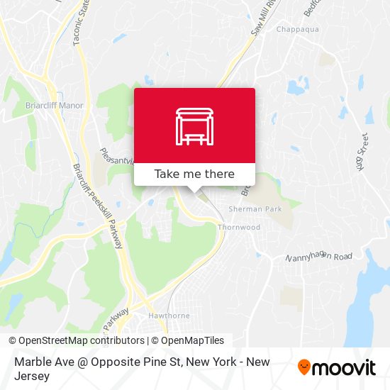 Marble Ave @ Opposite Pine St map