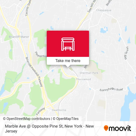 Marble Ave @ Opposite Pine St map