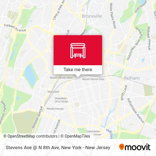 Stevens Ave @ N 8th Ave map