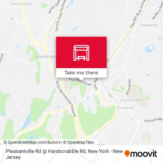 Mapa de Pleasantville Rd @ Hardscrabble Rd