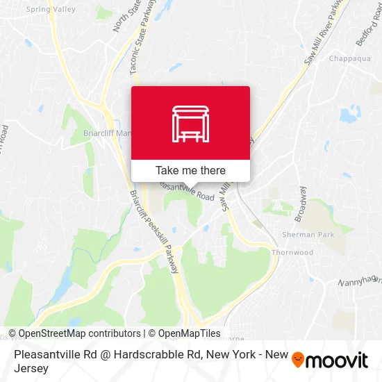 Pleasantville Rd @ Hardscrabble Rd map
