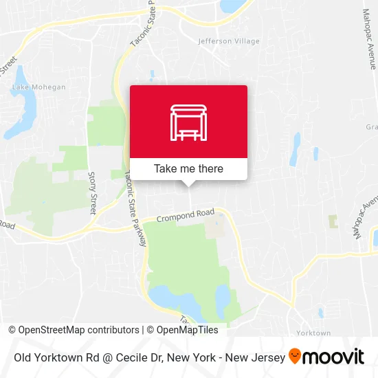 Old Yorktown Rd @ Cecile Dr map