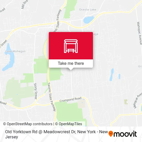 Old Yorktown Rd @ Meadowcrest Dr map