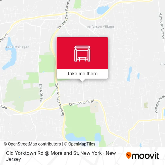 Old Yorktown Rd @ Moreland St map