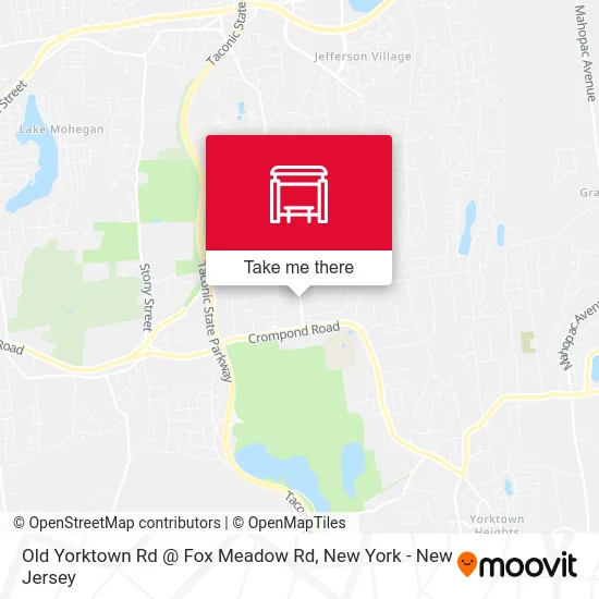 Old Yorktown Rd @ Fox Meadow Rd map