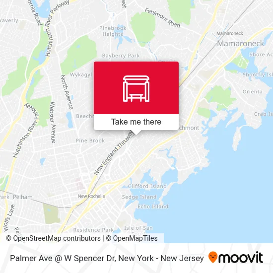 Palmer Ave @ W Spencer Dr map
