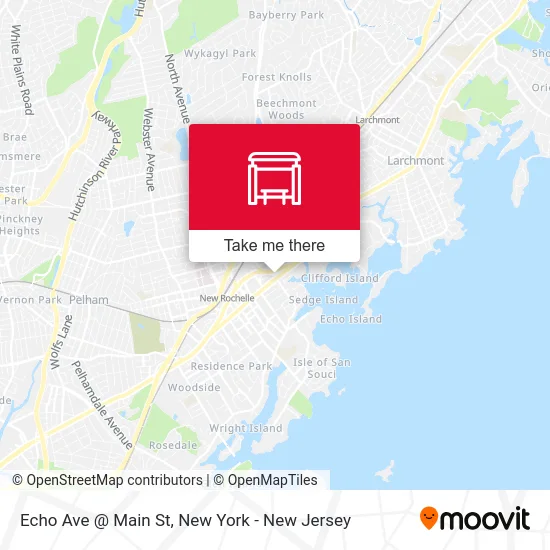Echo Ave @ Main St map