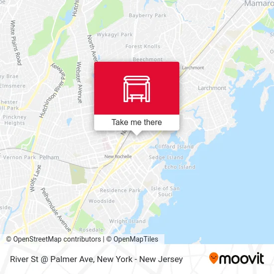 River St @ Palmer Ave map