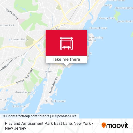 Mapa de Playland Amusement Park East Lane