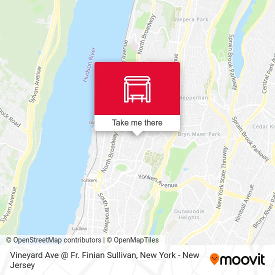 Vineyard Ave @ Fr. Finian Sullivan map