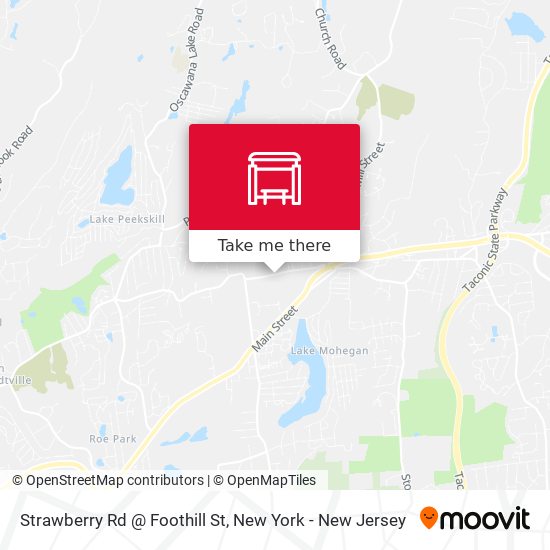 Strawberry Rd @ Foothill St map