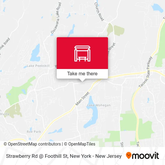 Mapa de Strawberry Rd @ Foothill St