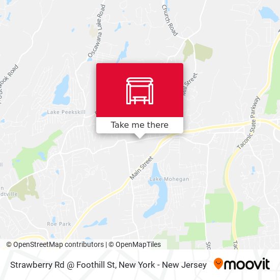 Strawberry Rd @ Foothill St map