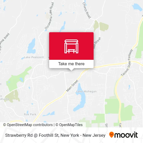 Strawberry Rd @ Foothill St map
