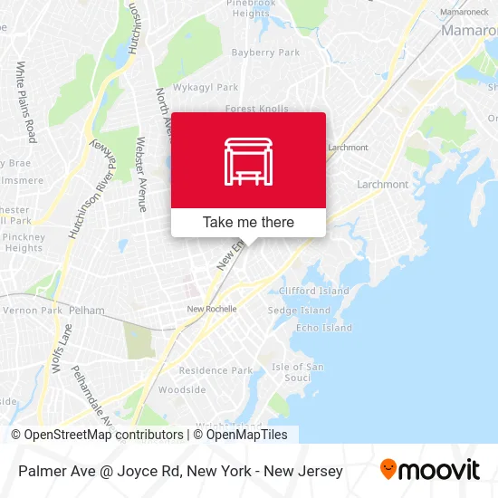 Palmer Ave @ Joyce Rd map
