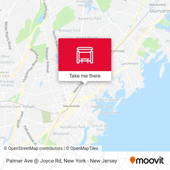 Palmer Ave @ Joyce Rd map