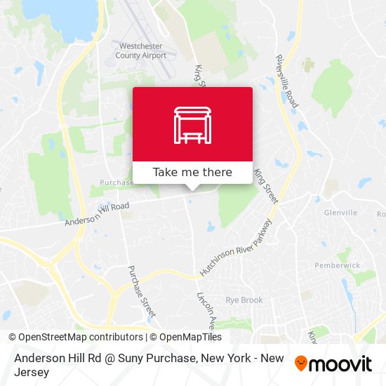 Anderson Hill Rd @ Suny Purchase map