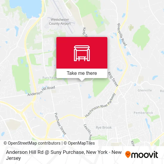 Mapa de Anderson Hill Rd @ Suny Purchase