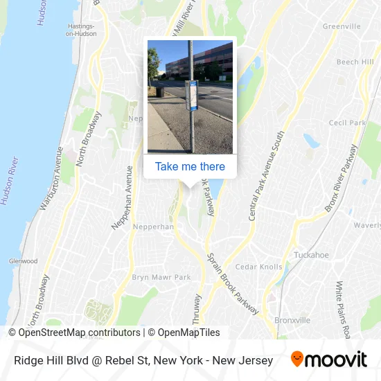 Ridge Hill Blvd @ Rebel St map