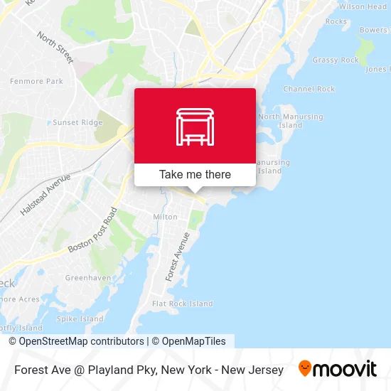 Forest Ave @ Playland Pky map