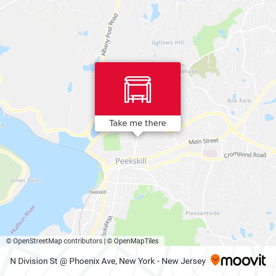 N Division St @ Phoenix Ave map