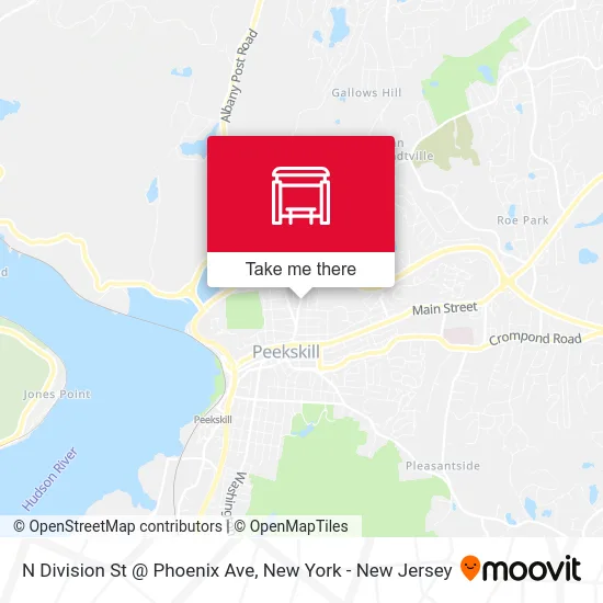 N Division St @ Phoenix Ave map