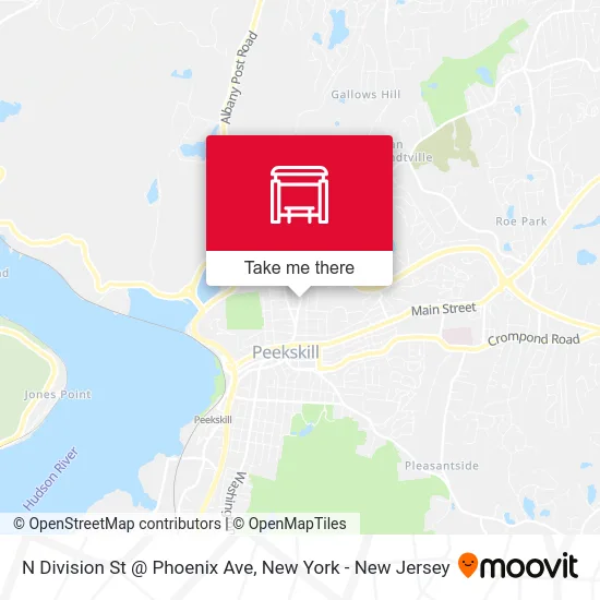 N Division St @ Phoenix Ave map