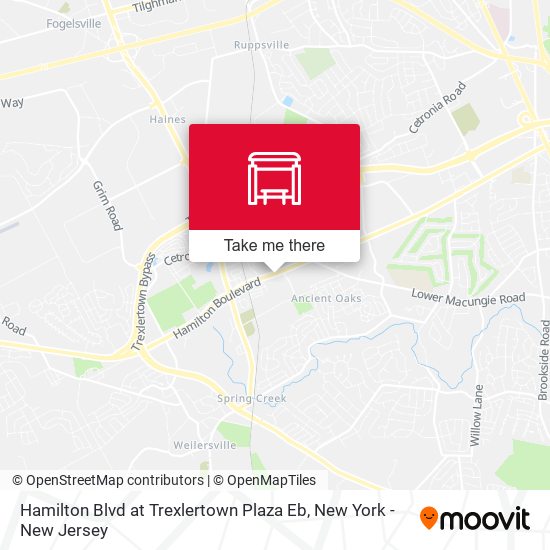 Mapa de Hamilton Blvd at Trexlertown Plaza Eb