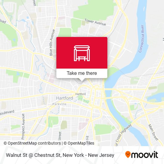Mapa de Walnut St @ Chestnut St