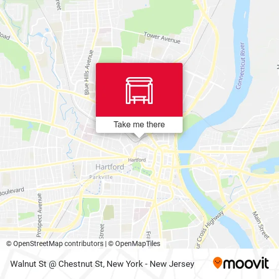 Walnut St @ Chestnut St map