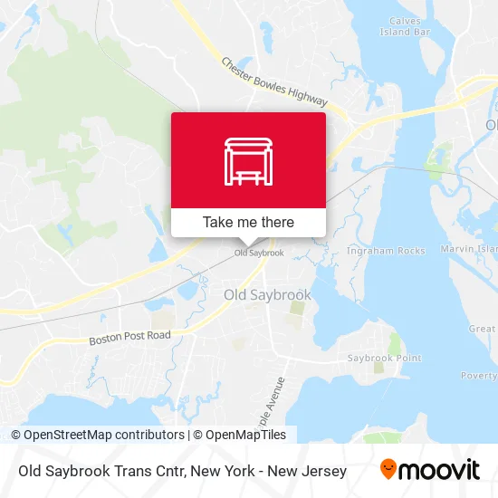 Mapa de Old Saybrook Trans Cntr