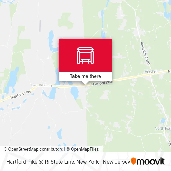 Hartford Pike @ Ri State Line map