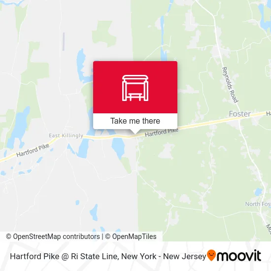 Hartford Pike @ Ri State Line map