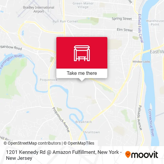 1201 Kennedy Rd @ Amazon Fulfillment map