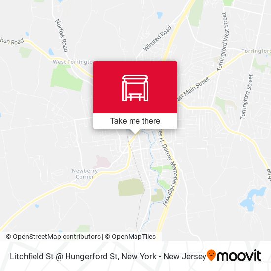 Litchfield St @ Hungerford St map