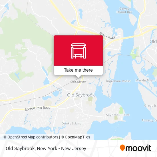 Mapa de Old Saybrook