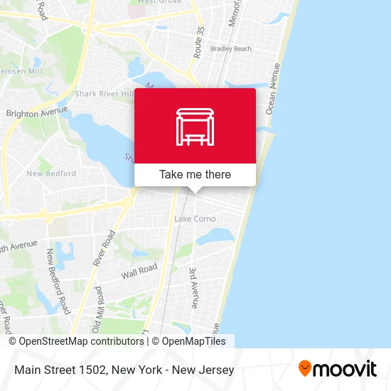 Main Street 1502 map