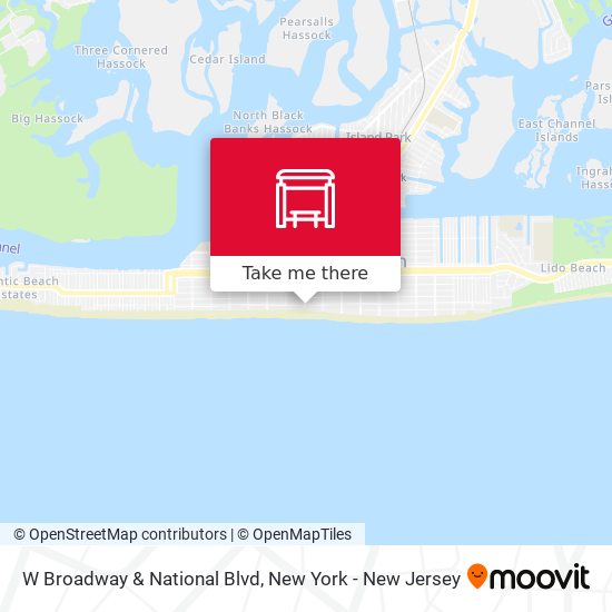 Mapa de W Broadway & National Blvd