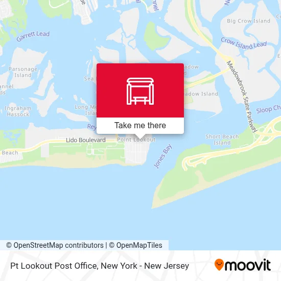 Pt Lookout Post Office map