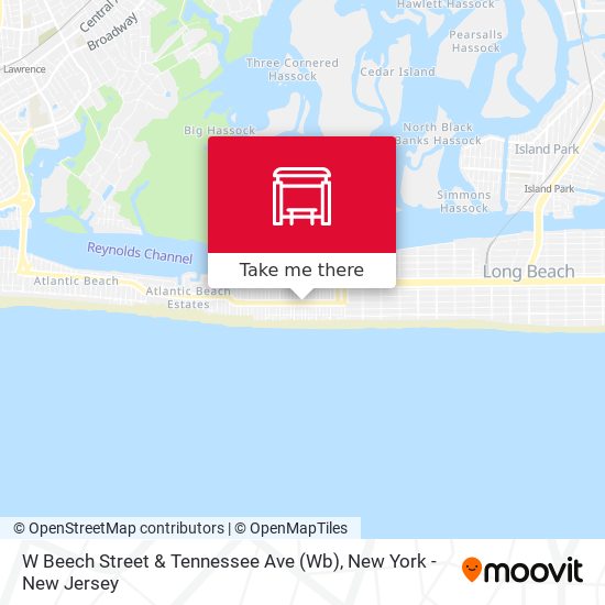 Mapa de W Beech Street & Tennessee Ave (Wb)