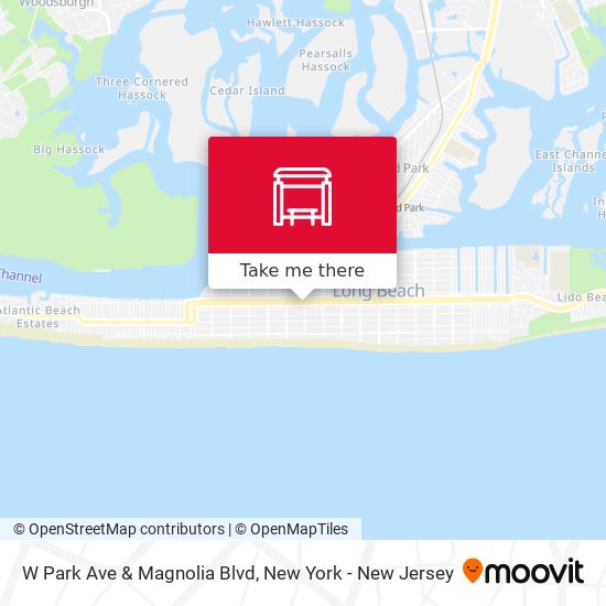 Mapa de W Park Ave & Magnolia Blvd
