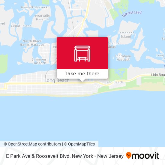 E Park Ave & Roosevelt Blvd map