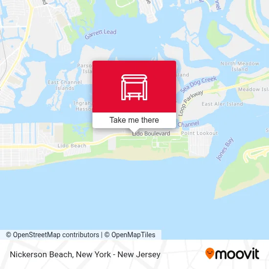 Nickerson Beach map