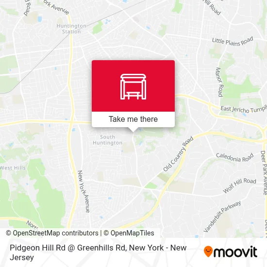 Pidgeon Hill Rd @ Greenhills Rd map