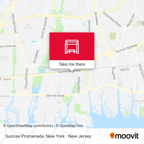 Sunrise Promenade map