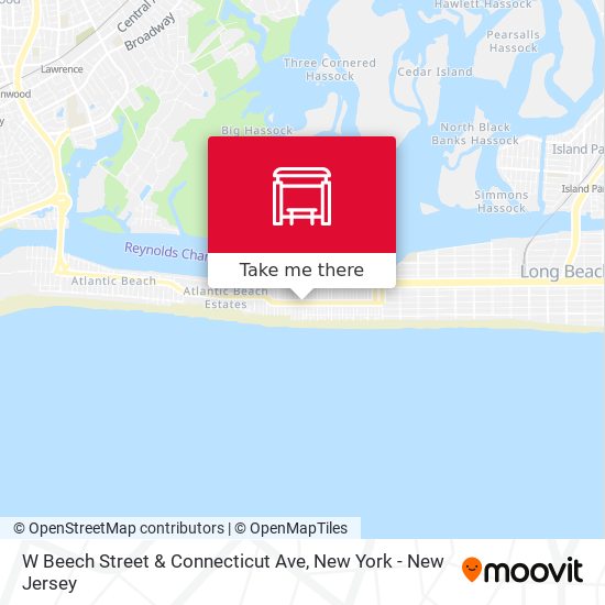 Mapa de W Beech Street & Connecticut Ave