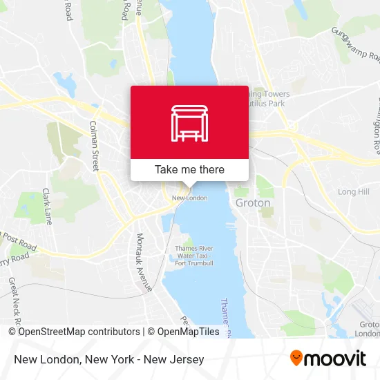 New London map