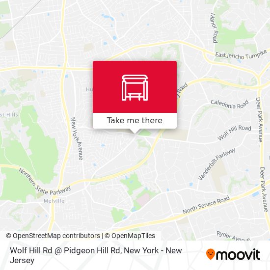 Wolf Hill Rd @ Pidgeon Hill Rd map