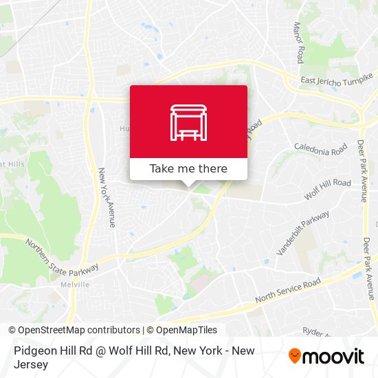 Pidgeon Hill Rd @ Wolf Hill Rd map