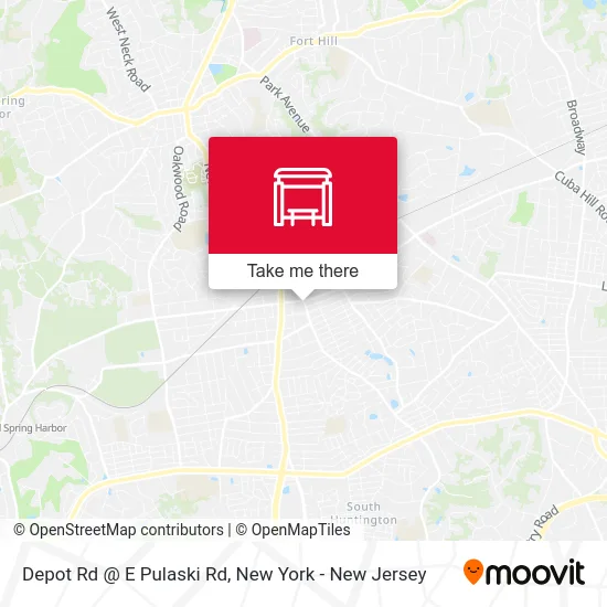 Depot Rd @ E Pulaski Rd map